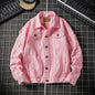 Men's Plus Size Denim Jacket Denim Top