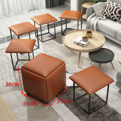 Rubik's Cube Stool Small Family Sofa For Shoes Small Bench