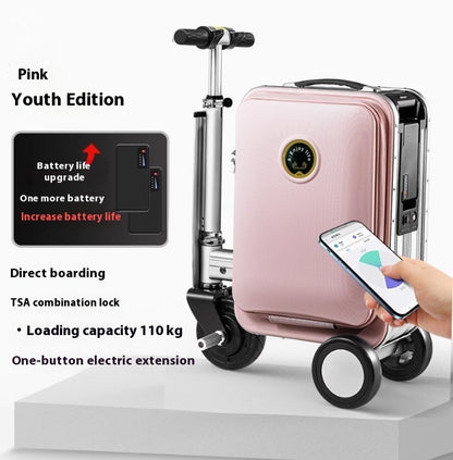 New Riding leisure travel suitcase Electric Luggage Scooter