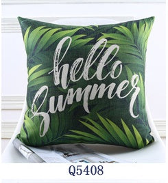Tropical rain forest sofa pillow cushion