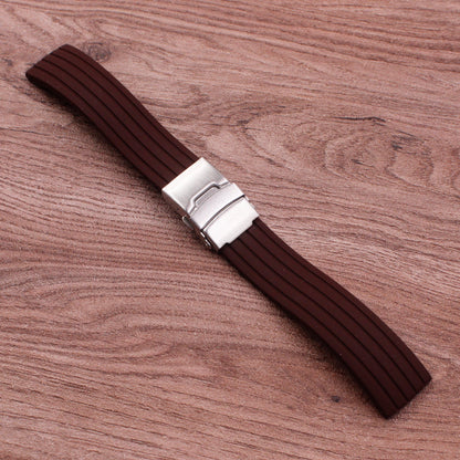 Stylish Car Tread Pattern Over A Rubber Strap