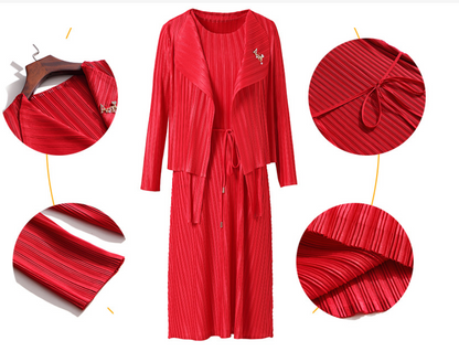 New Fashionable Wedding Dress Slim Slim Two Sets