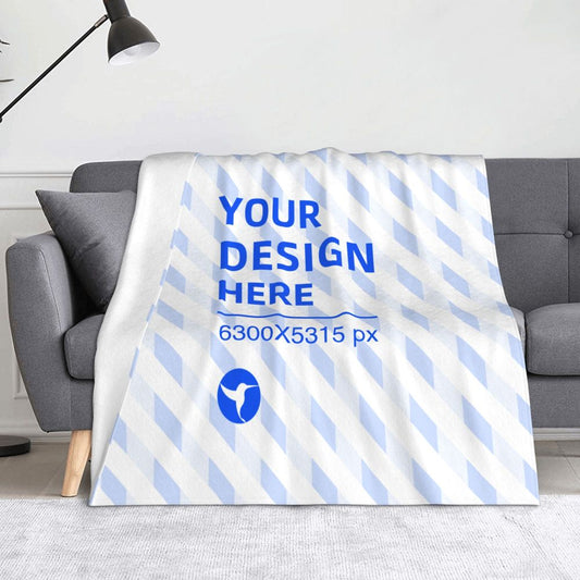 Create Your Own Horizontal Flannel Skin-Friendly Breathable Blanket Cover