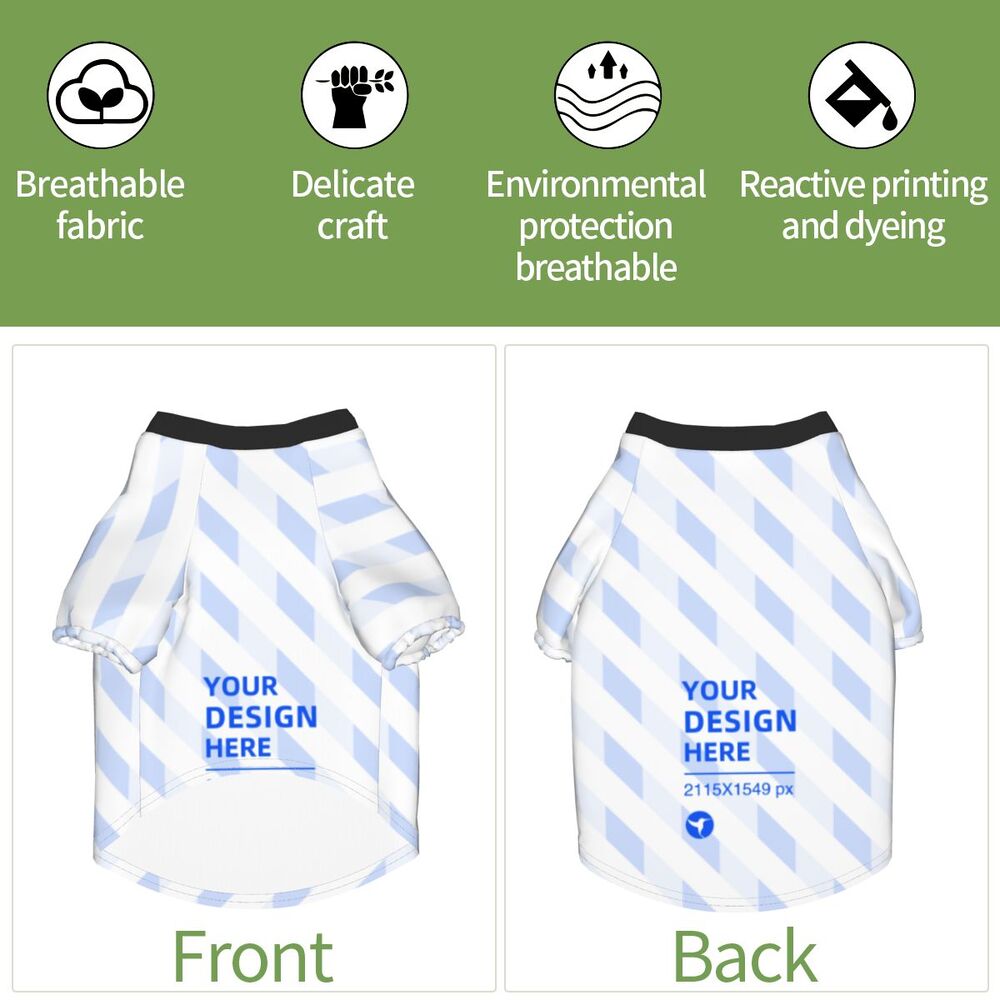 Create Your Own Small Pet Pullover Comfortable Breathable Sweater Clothes