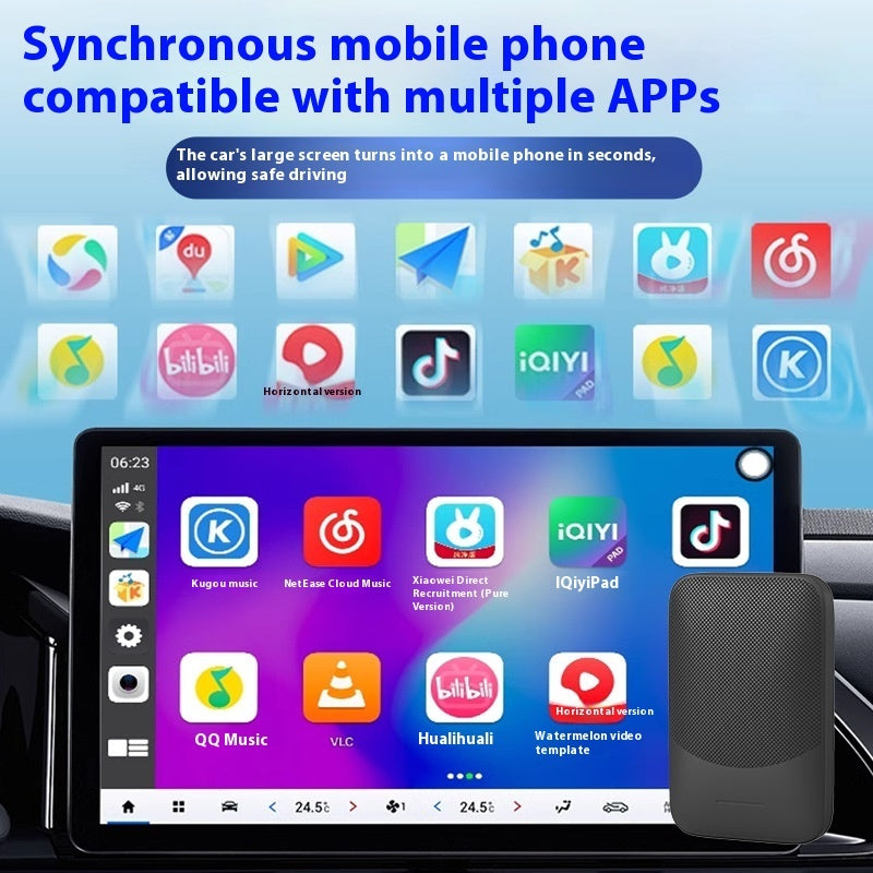 Android Auto Car Infotainment Box Wired To Wireless CarPlay