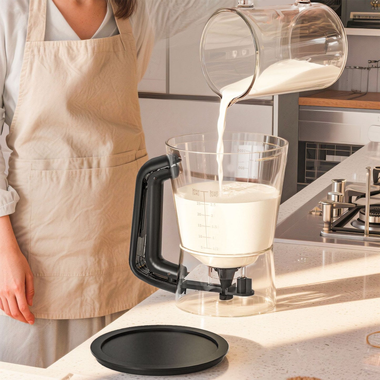 Batter Dispenser Batter Funnel Handheld Dispenser