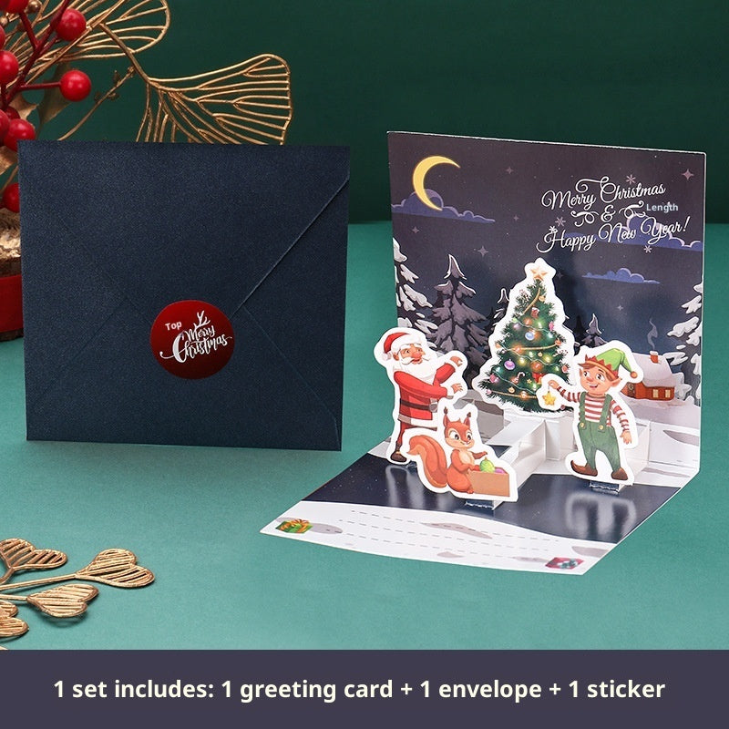 Three-dimensional Blessing Greeting Card