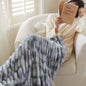 LuxuryRabbit Plush Blanket Winter Thickened Fur