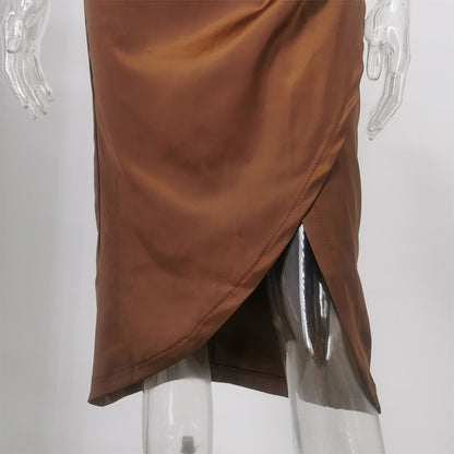 Women's Deep V Leaky Back Nightclub Dress