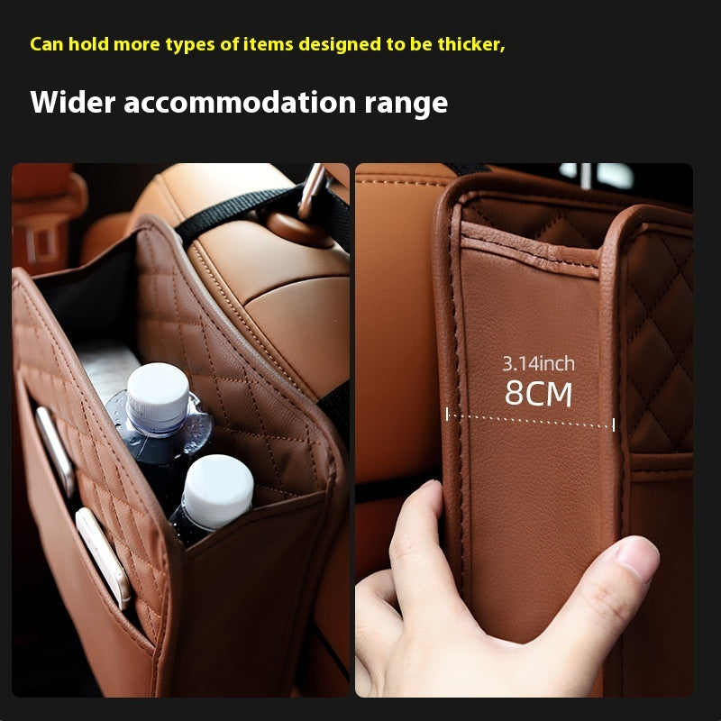 Car Chair Back Storage Multifunctional Storage Box Car Seat Back Storage Garbage Hanging Bag