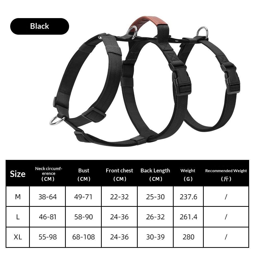 Dog Leash Anti-Pull Harness For Medium- To Large-Sized Dogs