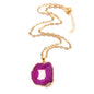 Fashion New Product Temperament Natural Amethyst Cluster Necklace