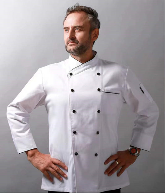 Western Restaurant Kitchen Chef's Overalls