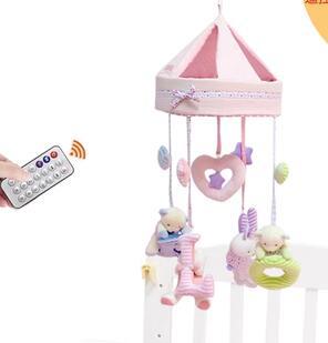 Baby Music Rotating Fabric Bedside Bell Newborn Comfort Toy