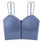 Fashion Zipper With Beautiful Back Suspender Vest
