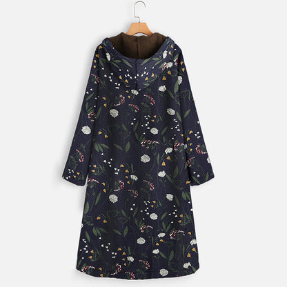 Printed Cotton Clothing Plus Velvet Thickening