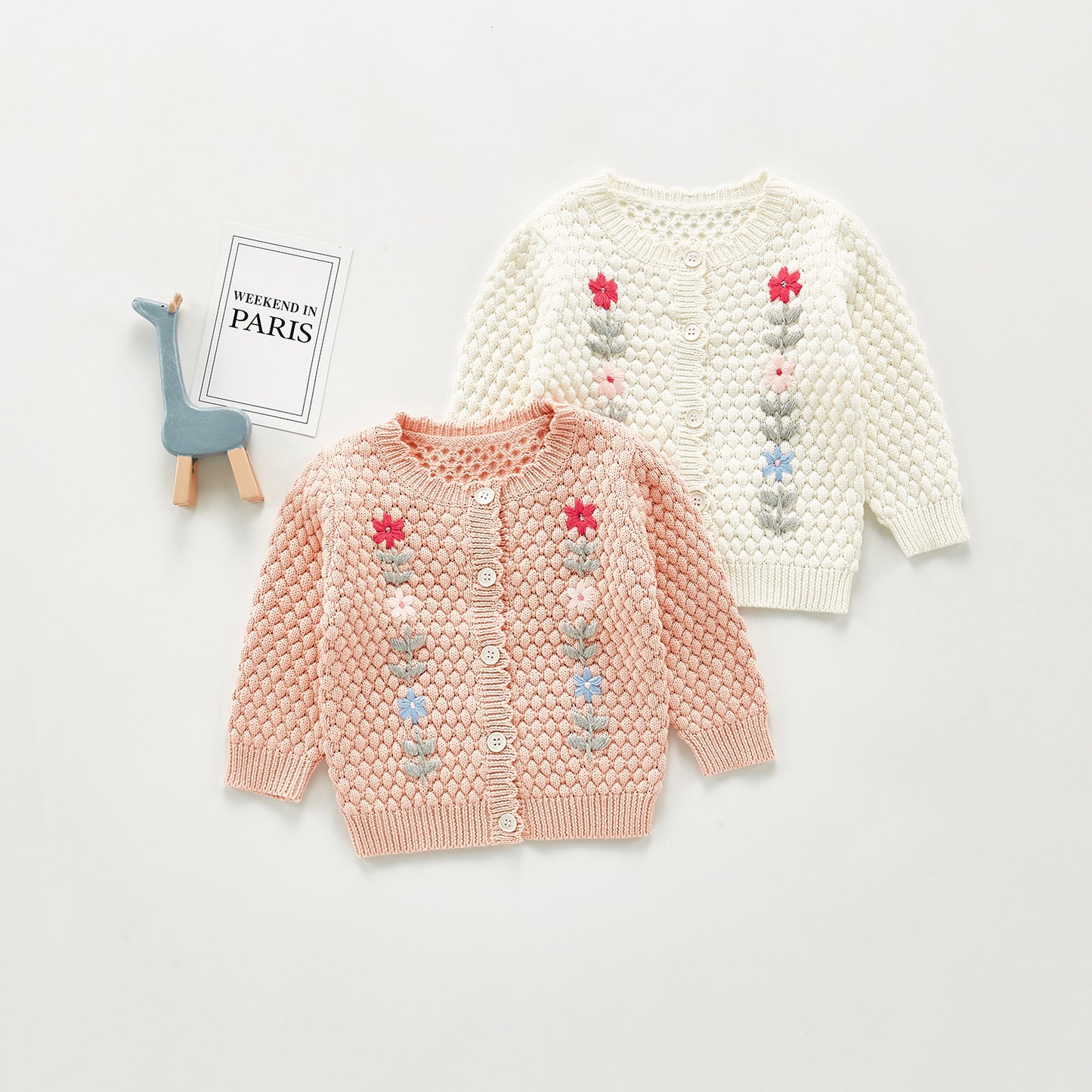 Hand-embroidered Jacket Top All-match Cardigan