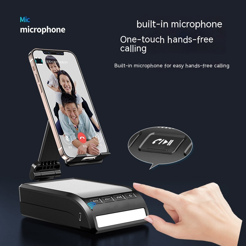Mobile Phone Holder Portable Bluetooth Speaker