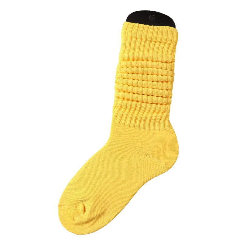 Lazy Bunching Socks European And American Extra Thick Fluffy Loop