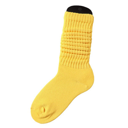 Lazy Bunching Socks European And American Extra Thick Fluffy Loop