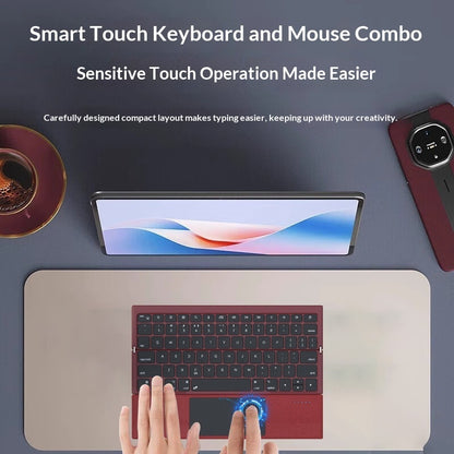Portable Ultra-thin Wireless Mini Accordion-style Tri-fold Bluetooth Keyboard