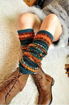 Autumn Winter Bohemian Thickened Woolen Socks