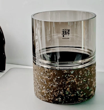 Nordic Light Luxury Straight Glass Vase