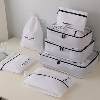 New Travel Buggy Bag Seven-piece Collect Clothes Shoe Storage Bag