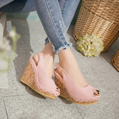 High-heeled Cross-border Foreign Trade Plus Size Women's Shoes