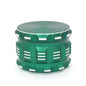 New Metal Sound Pattern Polygonal Aluminum Alloy 4-layer Smoke Grinder