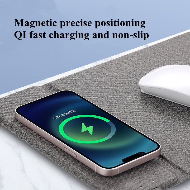 Multi-function 15w Bracket Wireless Rechargeable Mouse Pad
