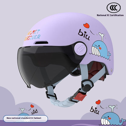 Children's Breathable Skateboard Electric Bike Helmet