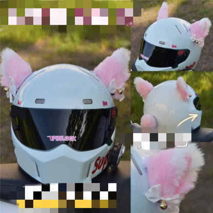 Scooter With Lights Motorcycle Shiny Veil Helmet Accessories Motorcycle Wedding Headdress