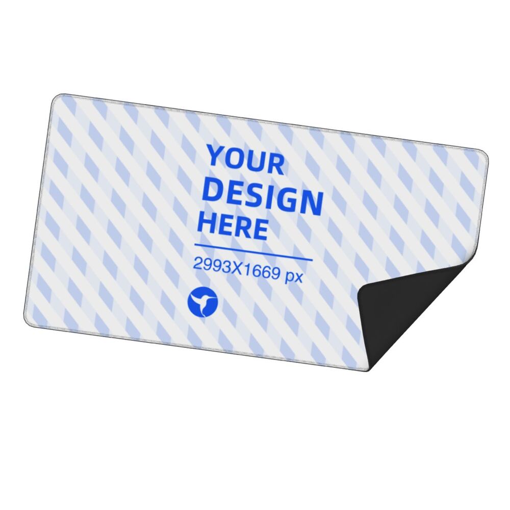 Create your own 16x29.5in Horizontal Oversized Anti-Slip Rubber Keyboard Pad