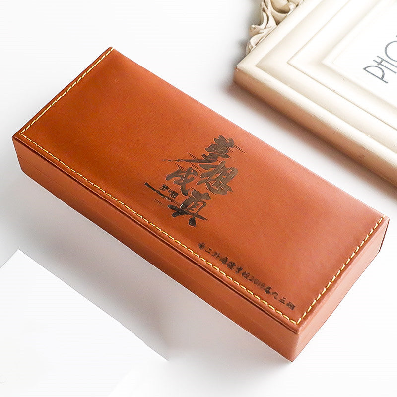 PU Leather Metal Signature Pen Packaging Gift Box