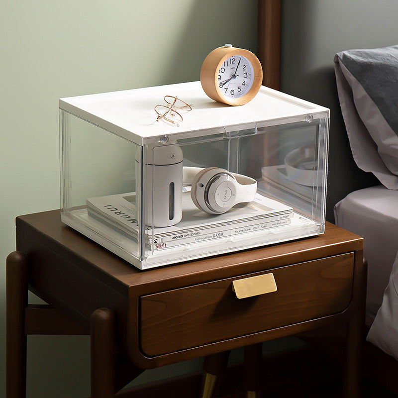 Double Magnetic Suction High Transparency Side Opening Transparent Shoe Box