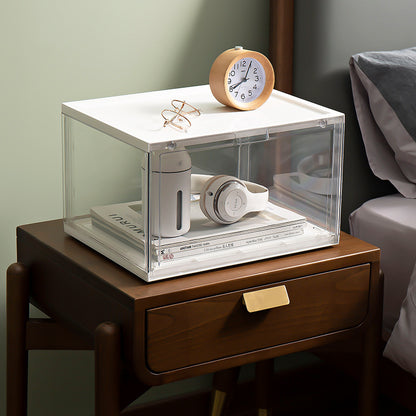 Double Magnetic Suction High Transparency Side Opening Transparent Shoe Box