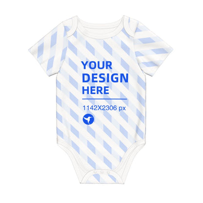 Create Your Own Soft And Skin-friendly Baby Cotton Short-sleeved Romper