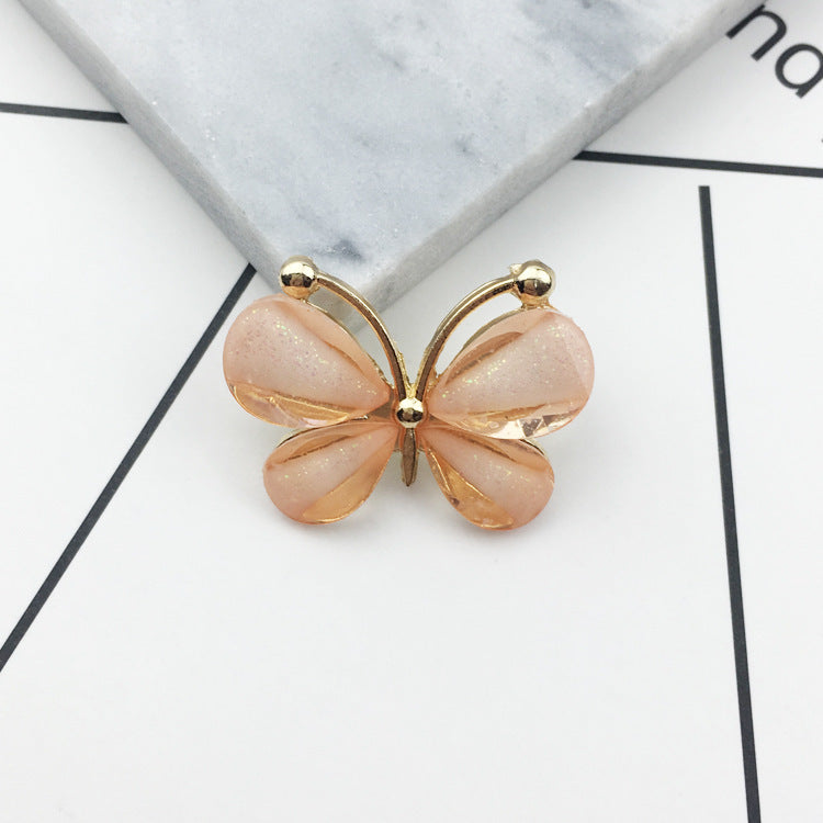 Diy Alloy Jewelry Accessories Crystal Butterfly Apple Mobile Phone Case