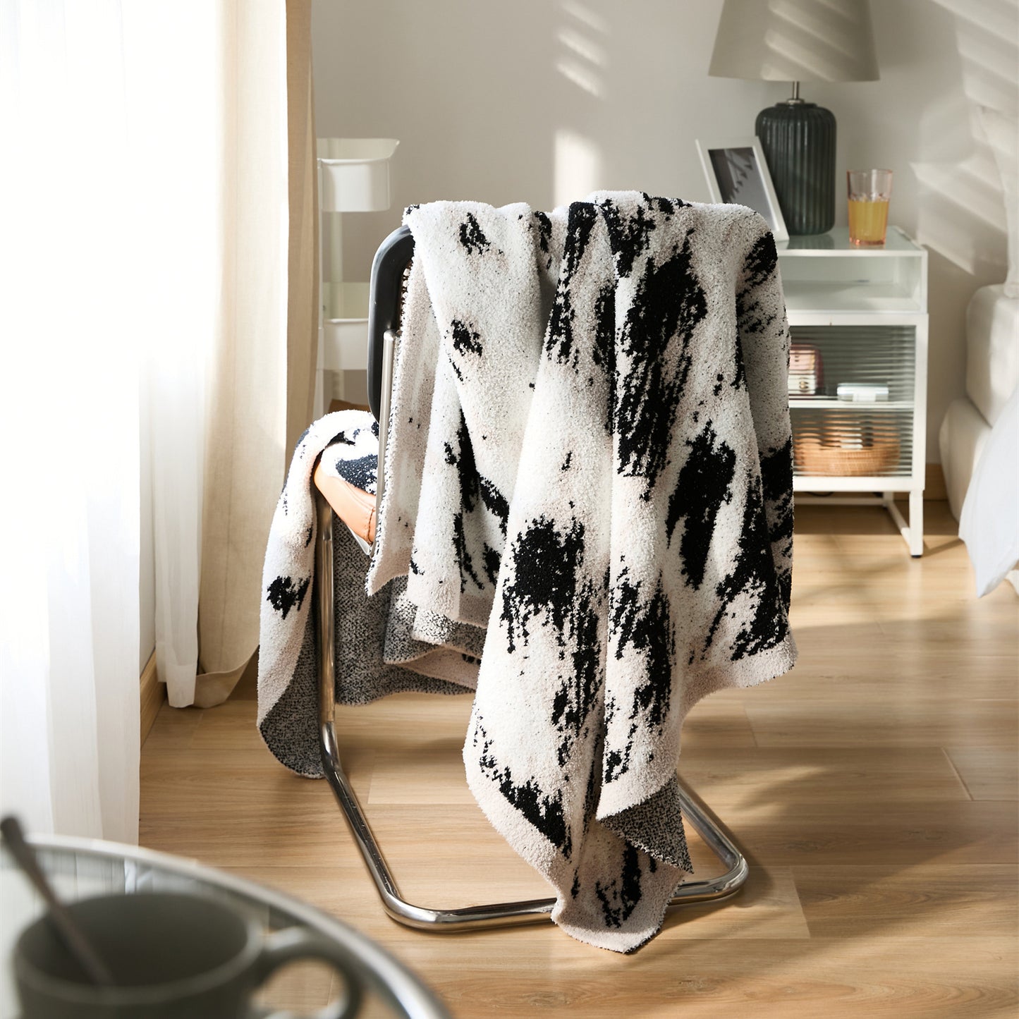 Winter Soft Furnishings With Sofa Blanket