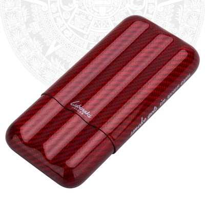 Two-pack Of Carbon Fiber Portable Cigar Tubes Gift Box