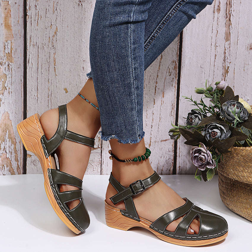 Women Everyday Wear Sewing Shoes Sandals - FLIPSTYLEZLLC