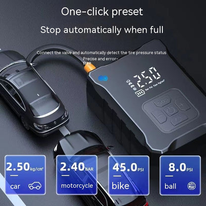 Car Portable Inflating Tool High-power Electric Tire Inflating