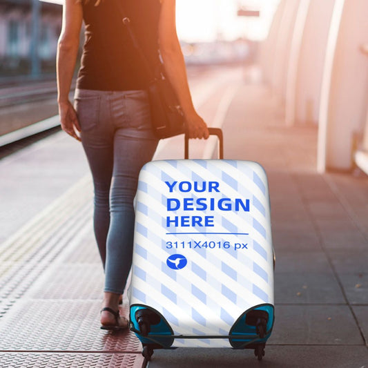 Create your own upload your own design Thickened Wear-resistant Trolley Suitcase Protective Cover