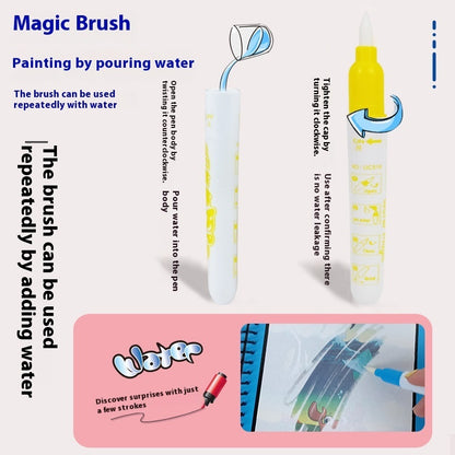 Children's Magic Water Picture Book Cross-border Magic Graffiti Color Filling Book Toy Water Album