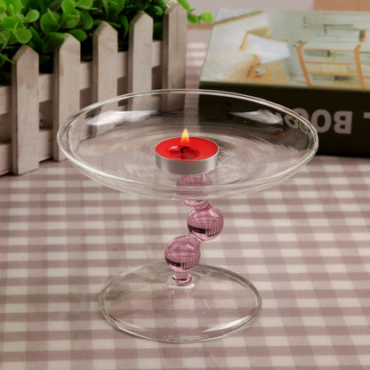 Model Room Soft Dressing Table Glass Jewelry Fruit Plate