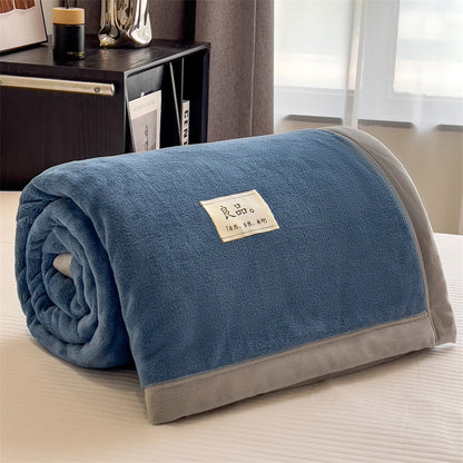 Thick Warm Single Coral Fleece Blanket Office Nap