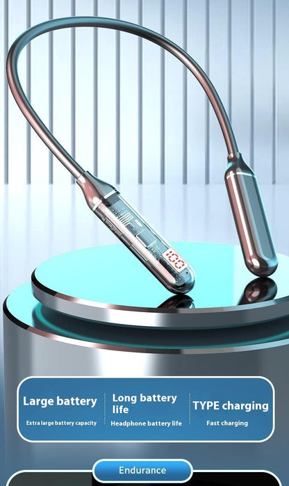 Neck Hanging Large Power G09 Digital Display Wireless Bluetooth Headset