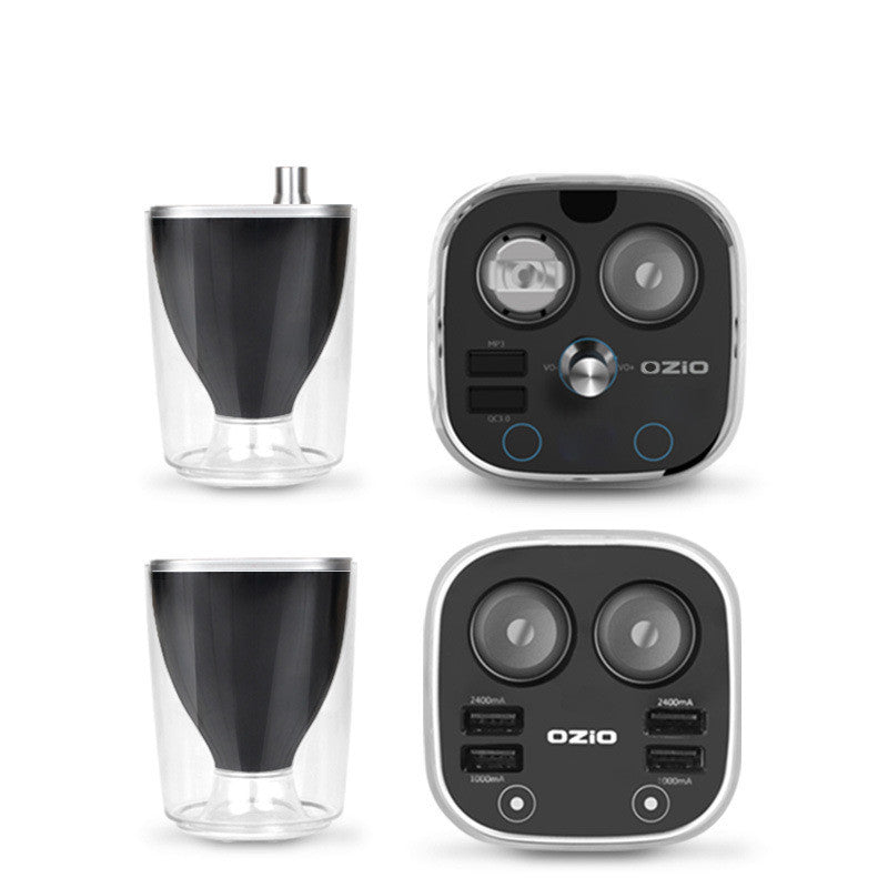 Mobile Phone Car Charger Fast Multi-function Cigarette Lighter With Bluetooth