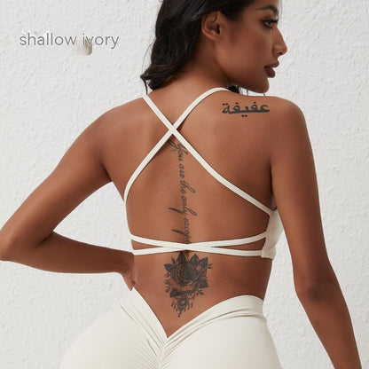 Cross Beauty Back Exercise Underwear Nude Feel